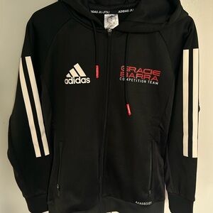 Gracie Barra Competition Team Adidas Jiu Jitsu Zip Hoodie
